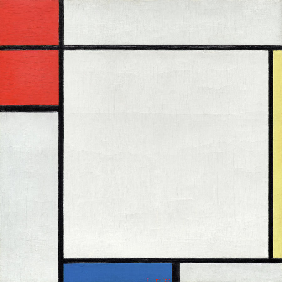 Composition with Red, Blue and Yellow